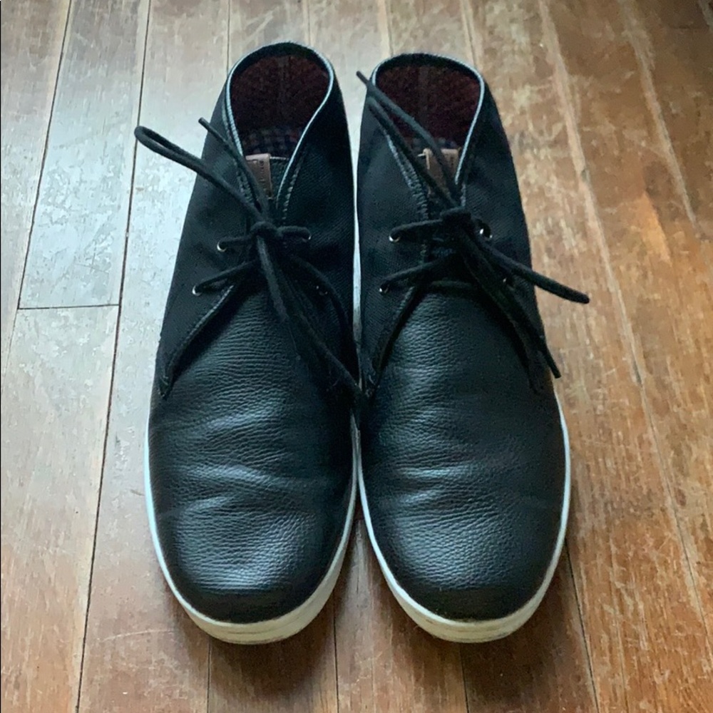 Ben Sherman Bradford Chukka. Black Leather. So 12.